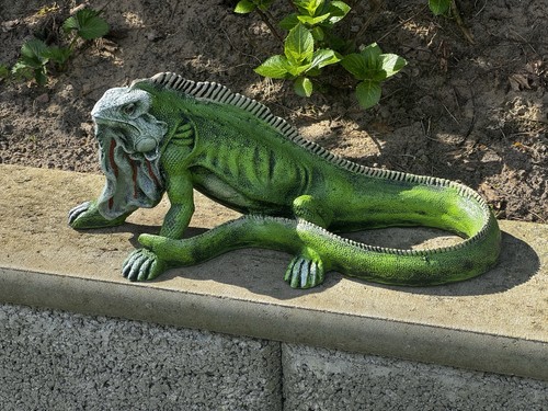 Gartenfigur leguan figur - figur, 55
