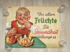 altes Werbeplakat GUSTAV BAUER