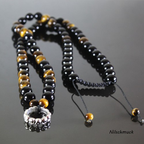 Herren totenkopfring edelstein - herren,