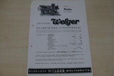 200852) Welger - Strohpresse - Prospekt 193?