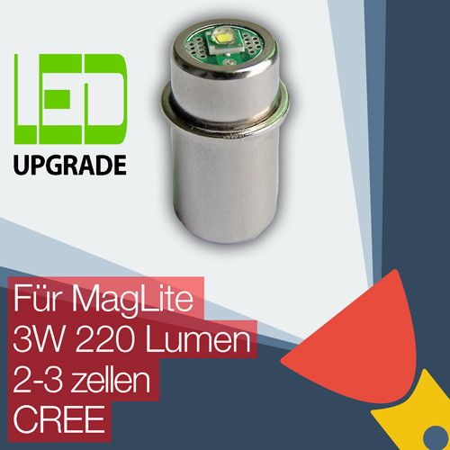 Maglite led upgrade ersatz - maglite,