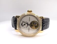 ✅✅✅ 750 / 18 Karat Rose Gold Uhr Glas Haus Hamburg Tourbillion Goldwert 4900✅✅✅