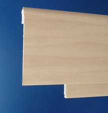 Simplex Sockelleiste N 2m Ahorn Fußbodenleisten Heizungsrohrverkleidung