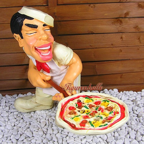 Figur pizzabäcker pizzeria - figur,
