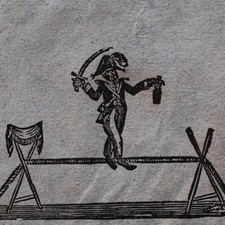 Aushang Jahrmarkt historisch