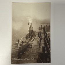 Postkarte, Unterseeboot, Deutsche Kriegsmarine, Erster Weltkrieg