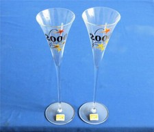 Staatsgeschenk 2 x Sektglas