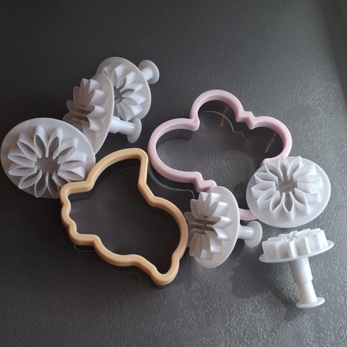 6er set blumen - set, blumen-ausstechformen