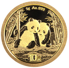 Goldmünze PANDA 1 Gramm 2026
