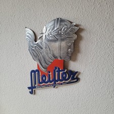 ORIGINAL altes großes MEISTER Fahrräder Pappschild Plakat Vorkrieg RARITÄT!