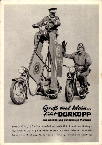Werbung motorräder - ak, werbung,