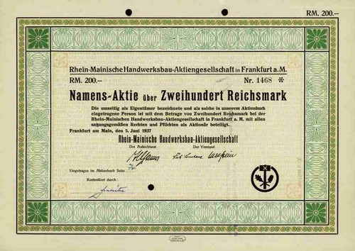 Rhein mainische handwerksbau - mainische,