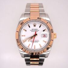 Rolex Herren Datejust 36Mm Turn-O-Graph 18K Roségold/Stahl Uhr Oyster 116261