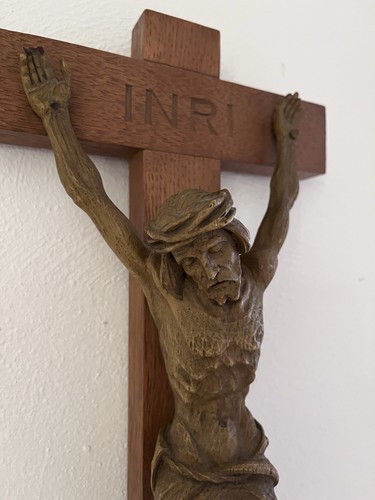 Kruzifix wandkreuz inri jesus - kruzifix,