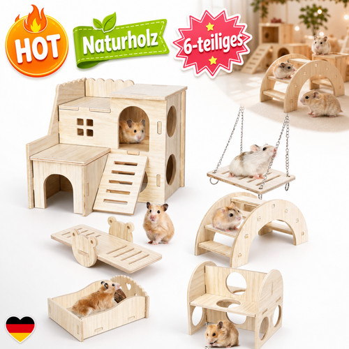 Hamster haus aus holz - aus,
