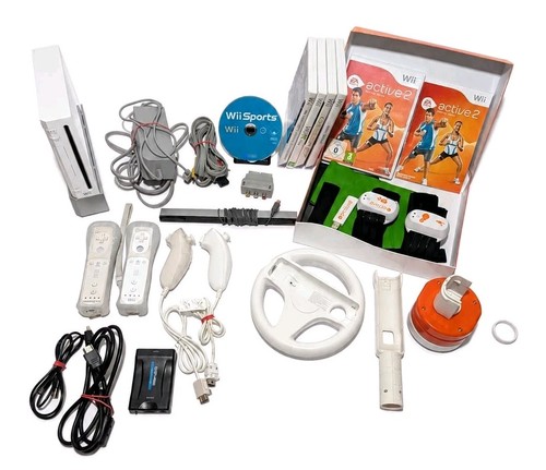 Nintendo wii konsole inkl 6 - konsole,