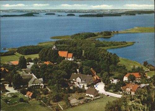 Bosau fliegeraufnahme gasthaus - bosau,