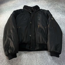 Vintage Black Tactical Bomber