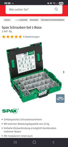Neu spax schrauben set - schrauben,