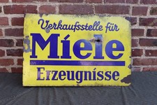Miele Emailleschild Fahnenschild Emailschild Ausleger Werbung Werbeschild