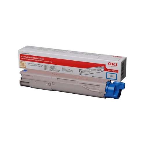 Oki toner 43459435 cyan für - cyan,