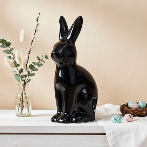 Deko hase schwarz weiß - hase,