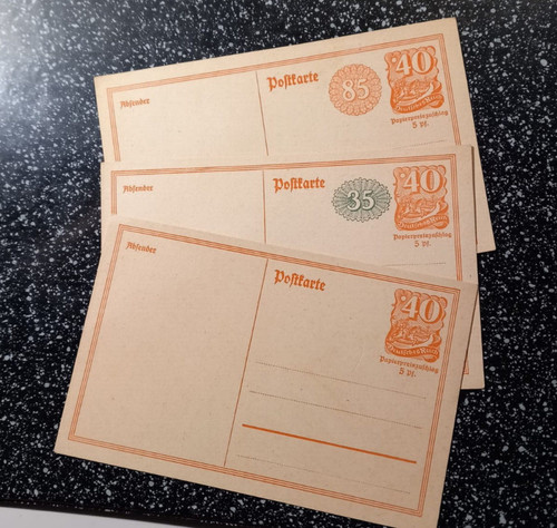 Briefmarke ganzsache deutsches - briefmarke,