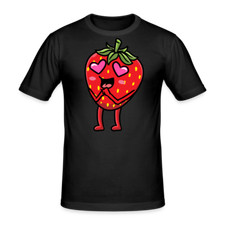 Ich Liebe Erdbeeren T-Shirt