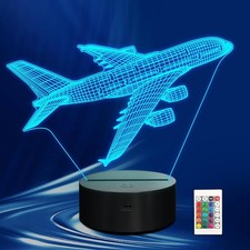 Airplane Nachtlicht, 3D LED