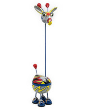 Crazy giraffe skulptur - crazy,