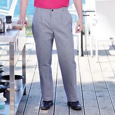 HIZA Profi Herren Kochhose Chefhose 099210 dunkelblau/weiß