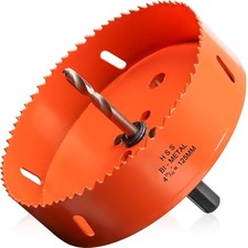 125 mm Lochsäge für Holz und Metall, Kreisbohrer Schneider mit Pilotbit für Alu,