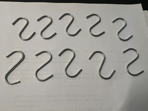 Kleine stahl haken - s-haken, stück