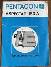 Pentacon Bedienungsanleitung - Aspectar 150A - DDR Anleitung ASPECTAR  1976