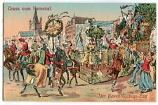 Litho AK Köln,Rosenmontags-Zug,Karneval,Motivwagen Mosel,Ahr,Nahe  um 1910