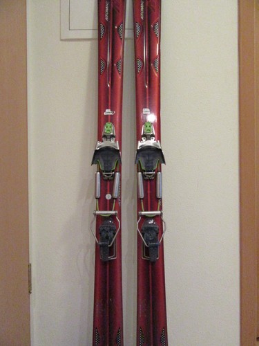 Telemark ski mit - , black
