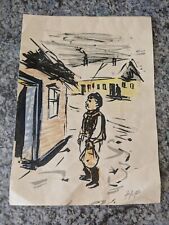 Monogrammist HPM Lithographie auf Papier Max Pechstein!