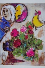 1 Kunstkarte  Gemälde von Marc Chagall   MC