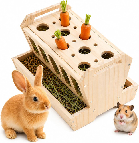 Hölzere futterraufe für - futterraufe,