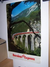 Poster vom Langwasser Viadukt der RhB 69 x 87 cm