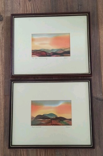 Seidenmalerei seidenkunst - 2x,