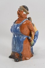 N92C14- Künstler Ton Keramik figürliche Flasche 