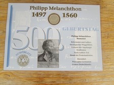 Numisblatt Philipp Melanchthon