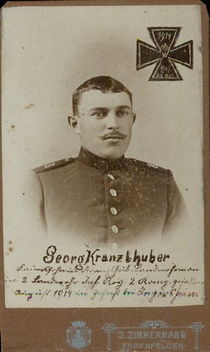 Wk1 foto cdv portrait soldat - cdv,