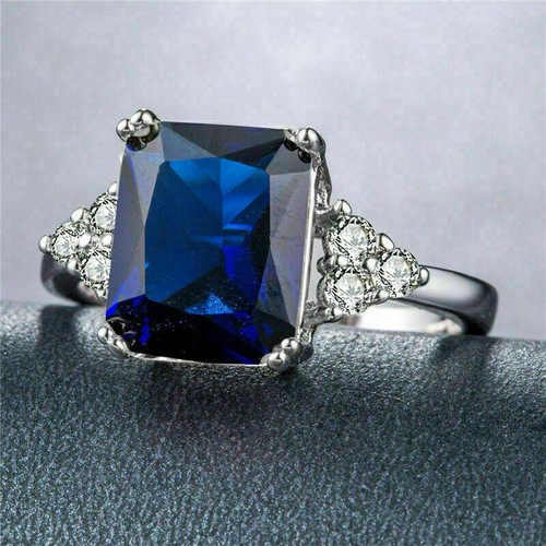 Radiant blau diamant - 3,00, kt