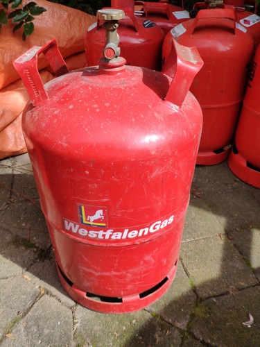 Gasflasche 11kg leer rot - gasflasche, leer,