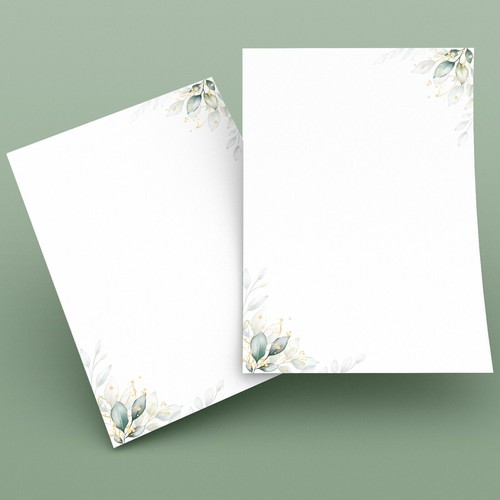 Briefpapier grün - briefpapier,