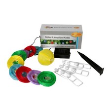2x Solar Lichterkette + LED Gartenbeleuchtung Terrassenbeleuchtung Lampion Kette