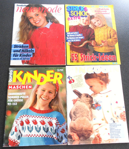 Zeitschriften stricken - -,