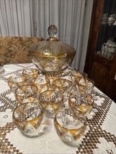 Antikes edles Bowle Service